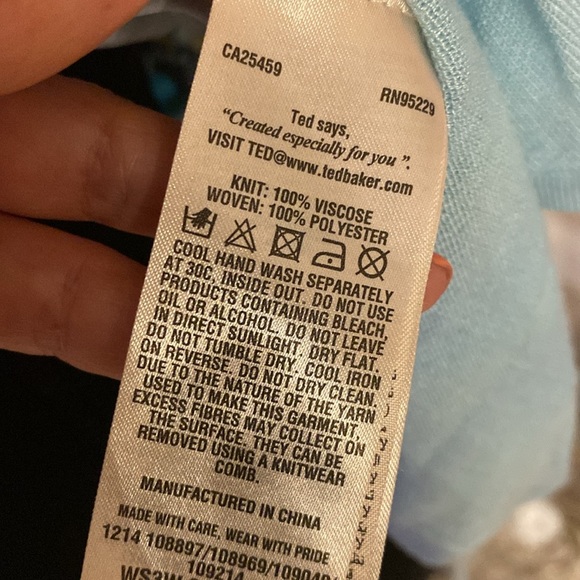 Ted Baker Multicolor Floral Cardigan size 0 - Picture 4 of 4